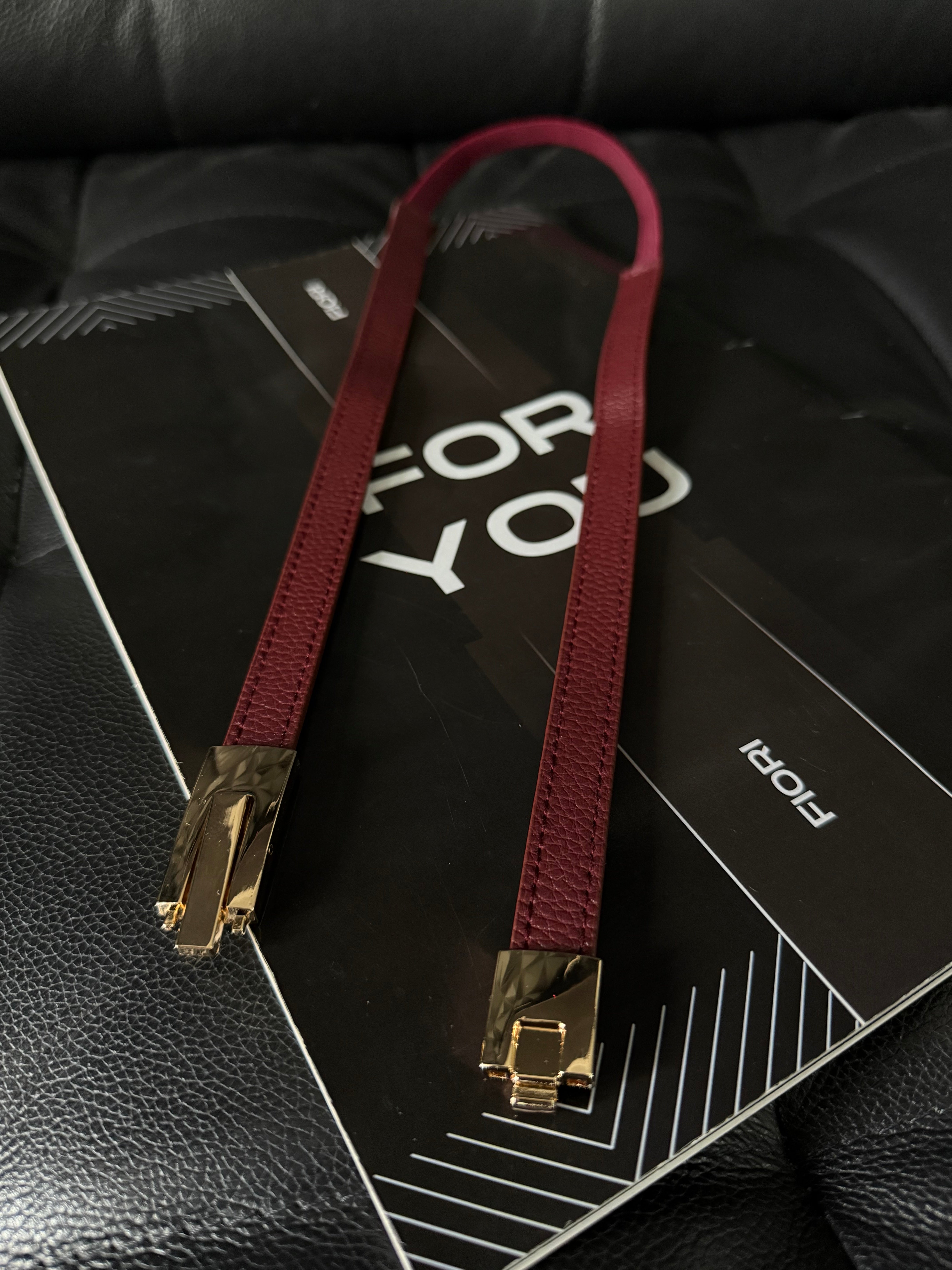 Women's Thin Elastic with Lock Buckle