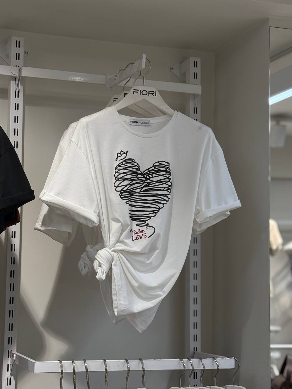 Kalp Baskılı Tshirt