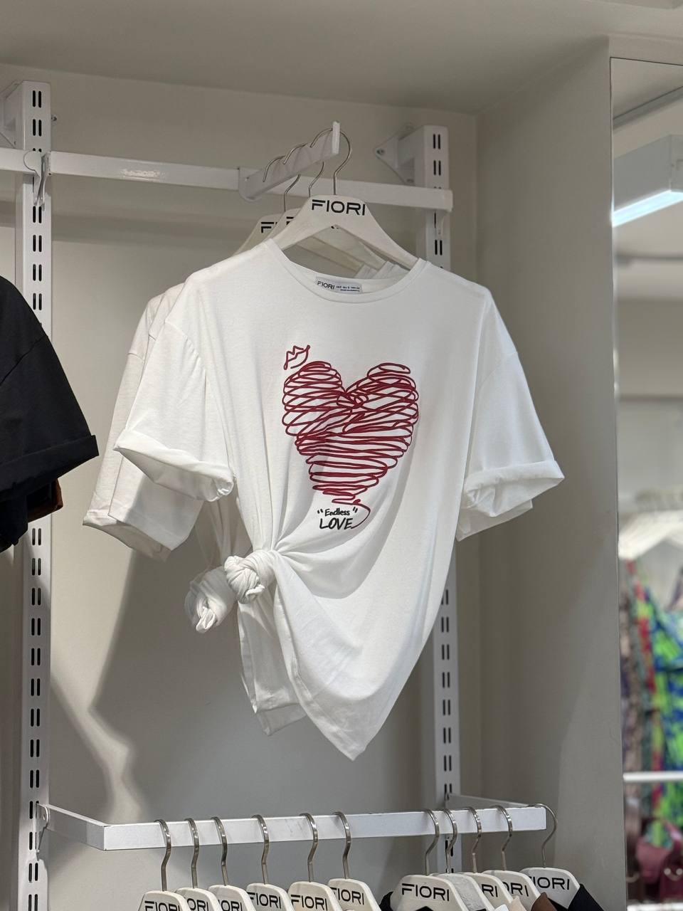 Kalp Baskılı Tshirt