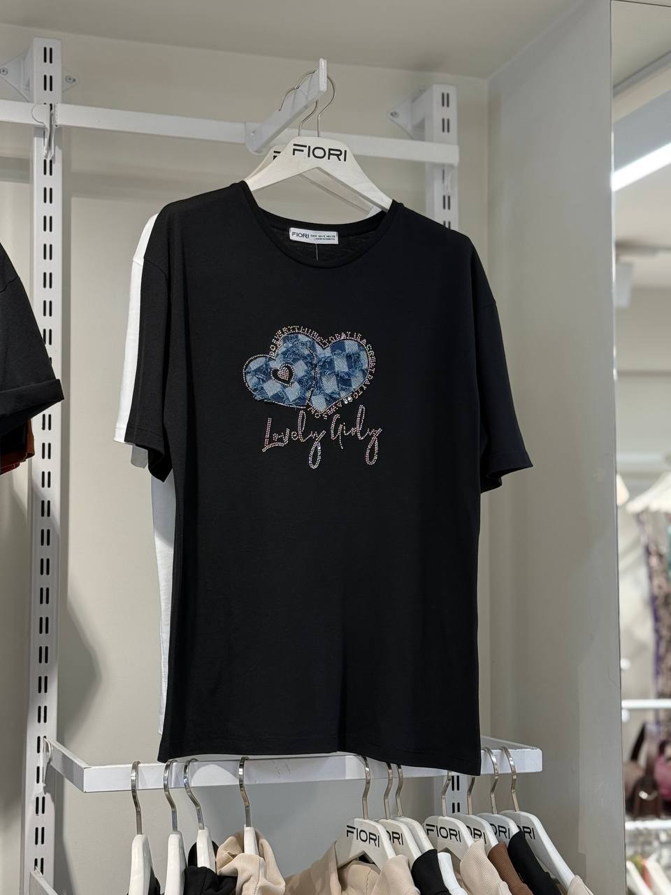 Kalp Baskılı Tshirt