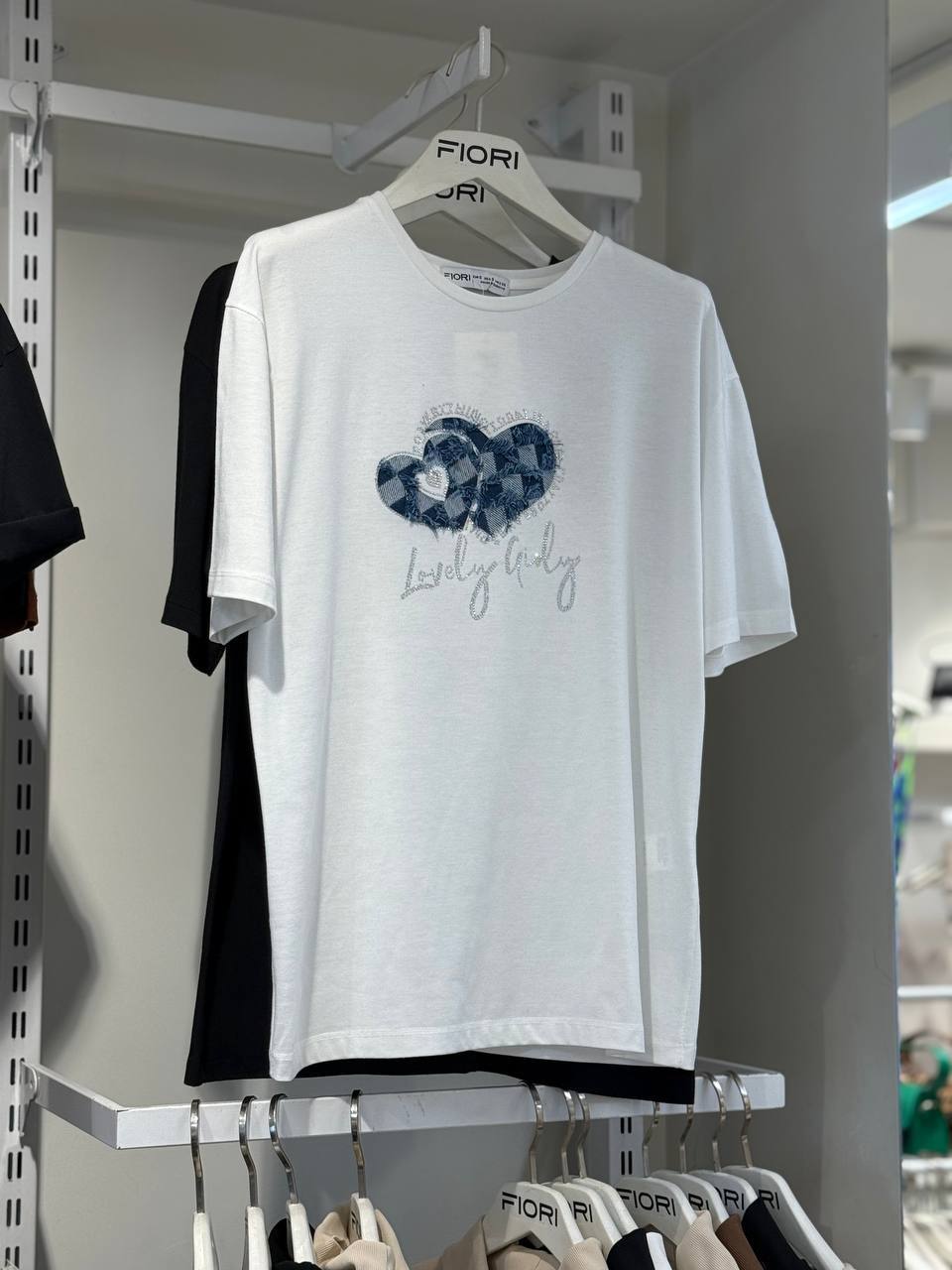 Kalp Baskılı Tshirt
