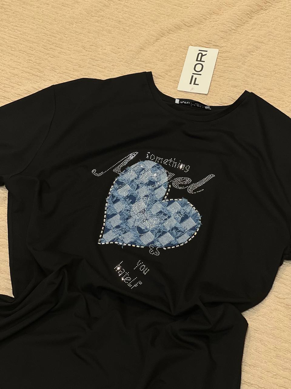 Kalp Baskılı Tshirt