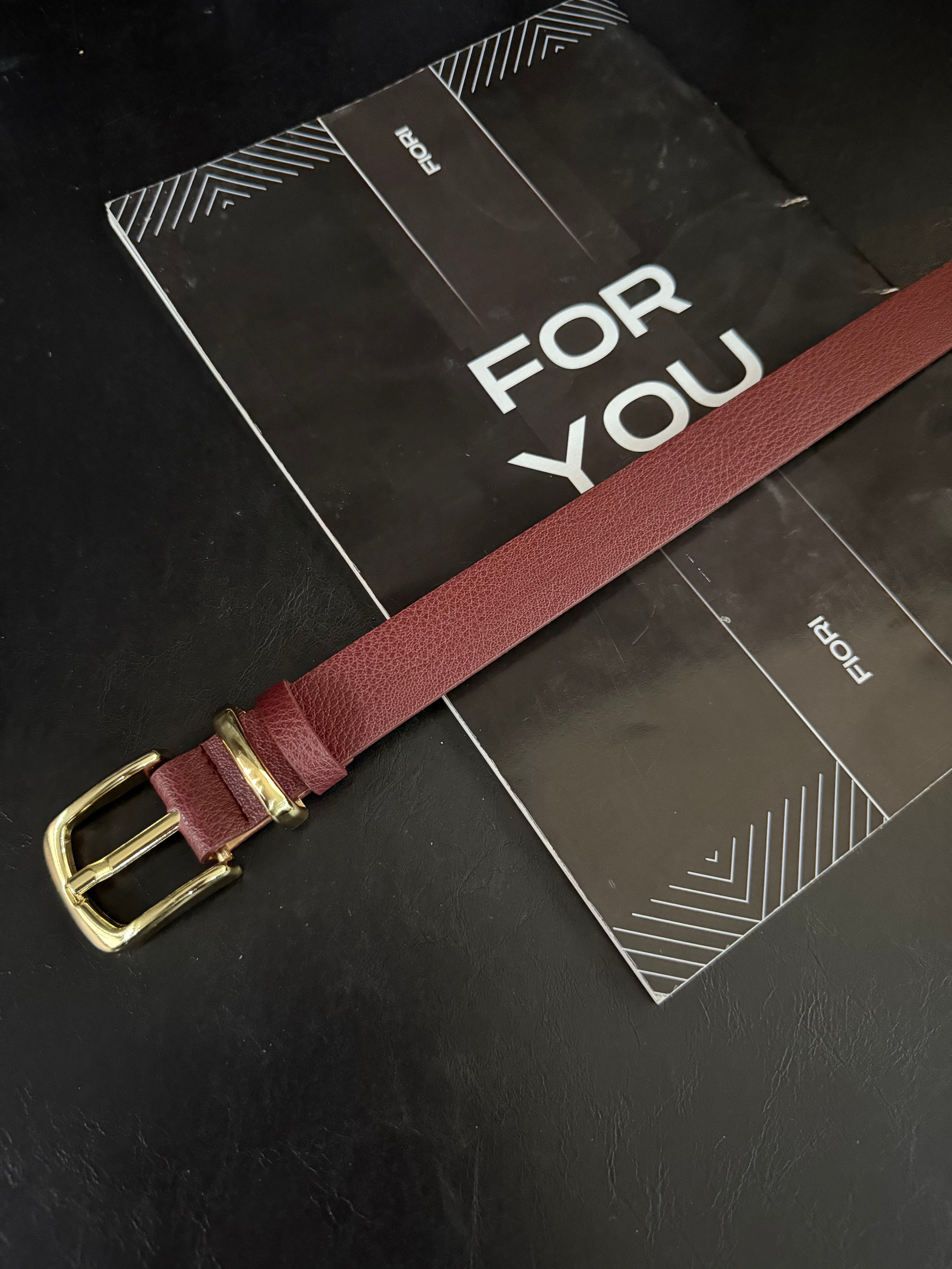 Gold Buckled Women's Belt Trouser Belt Jacket Belt Dress Belt