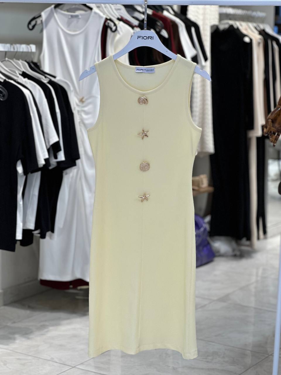 Bej Bodycon Elbise Kap Kollu