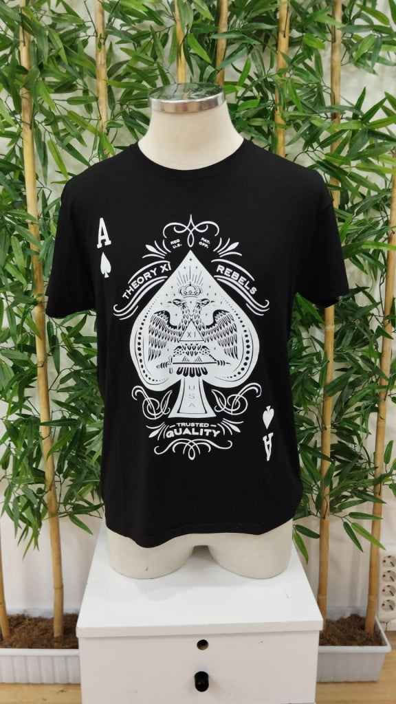 Erkekkısa Kollu Yuvarlak Yaka Desenli Viskon T-shirt, 18489