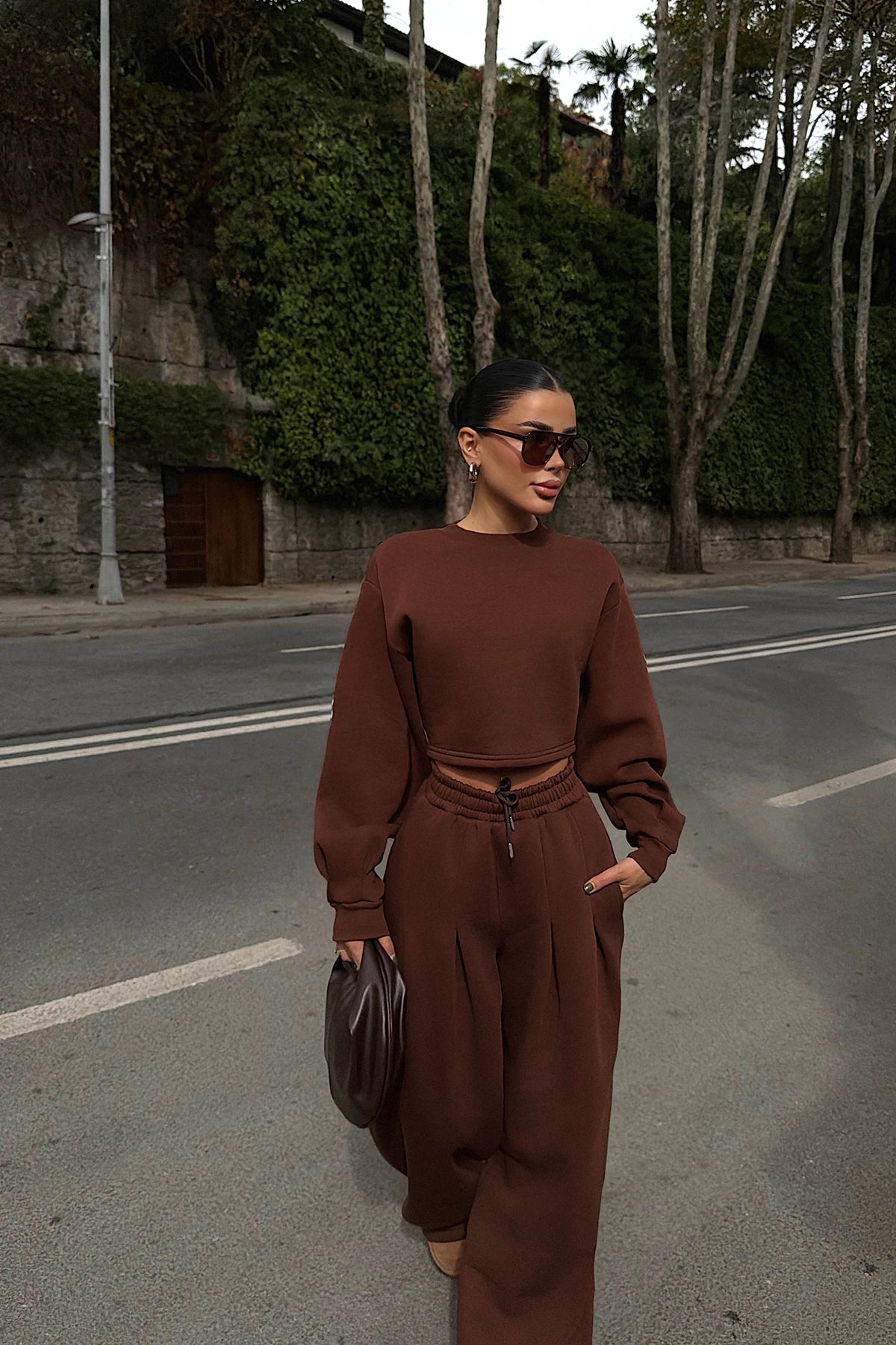 Kahverengi  Knox Eşofman Takım