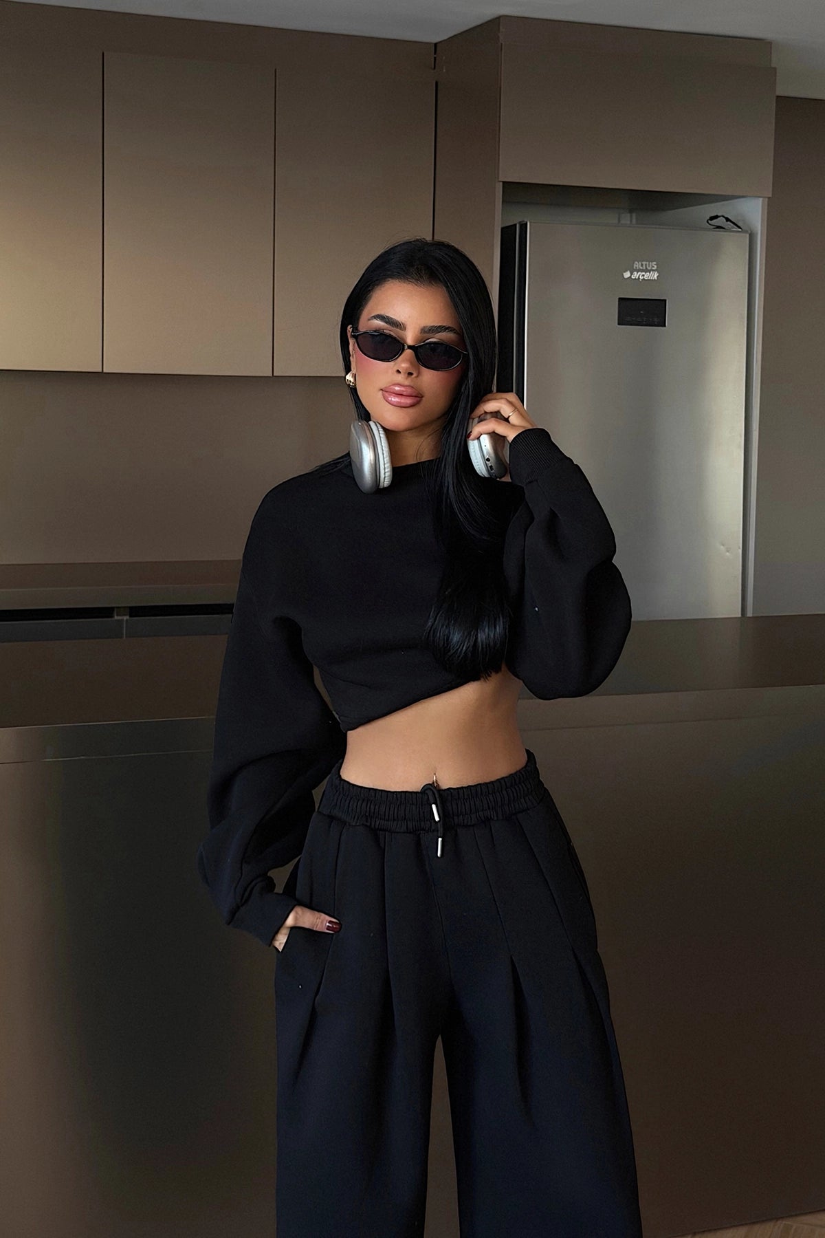 Siyah Knox Eşofman Takım