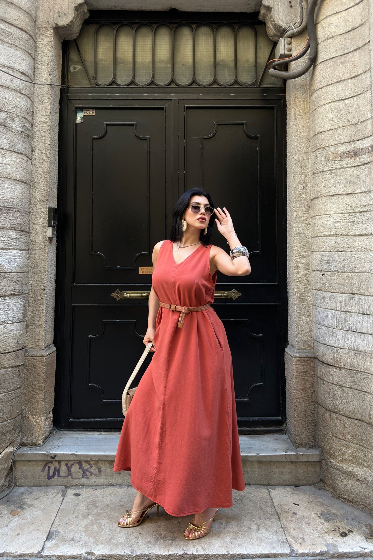 Cepli Oversize Elbise HS3072