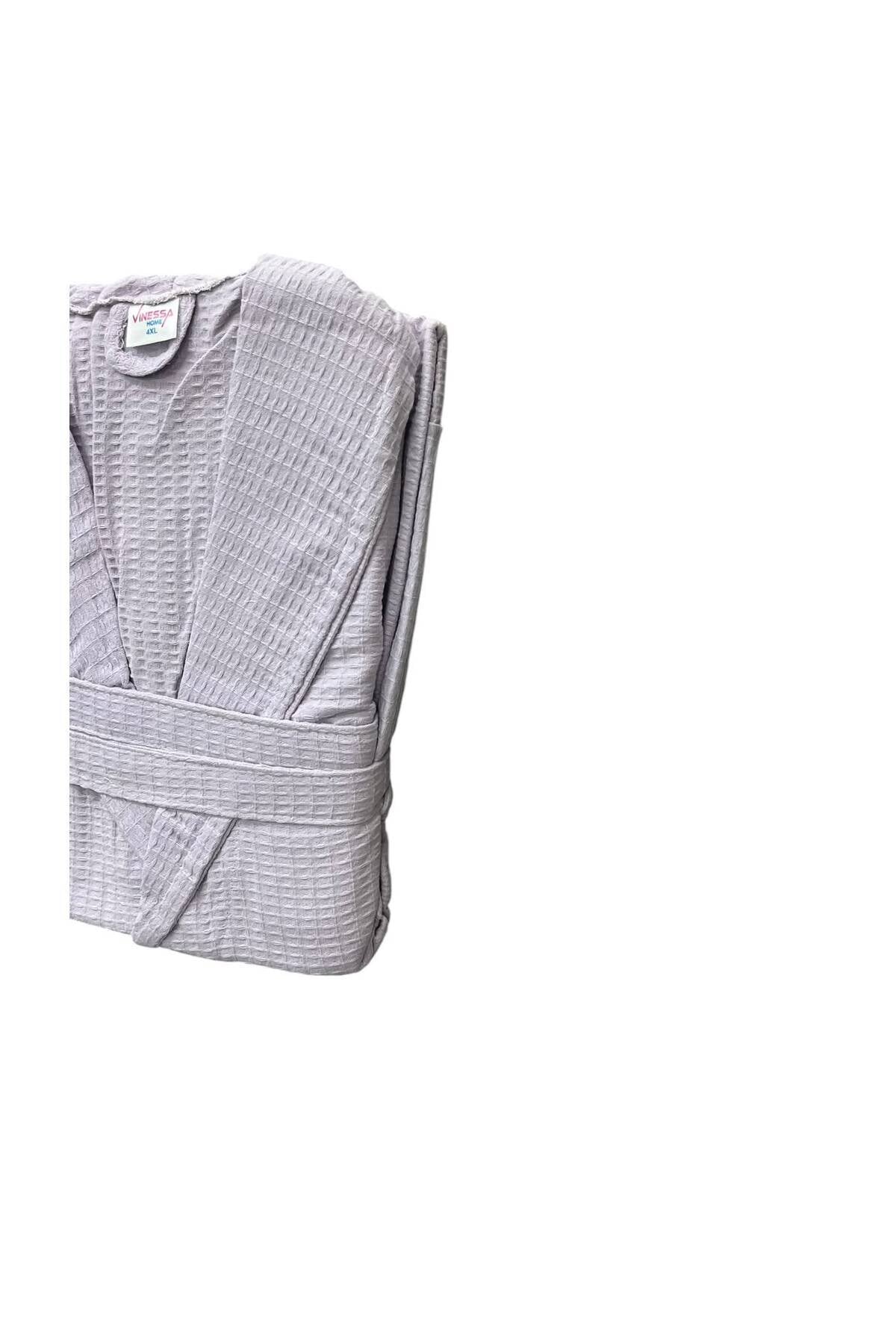 summer plus size bathrobe lilac - Purple
