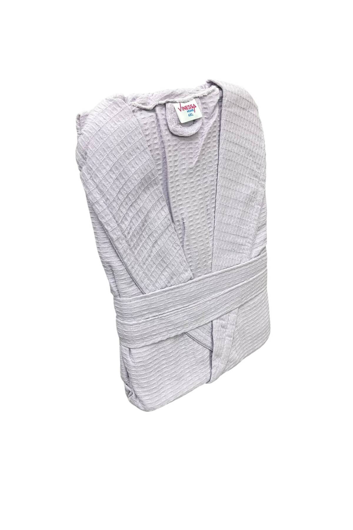 summer plus size bathrobe lilac - Purple