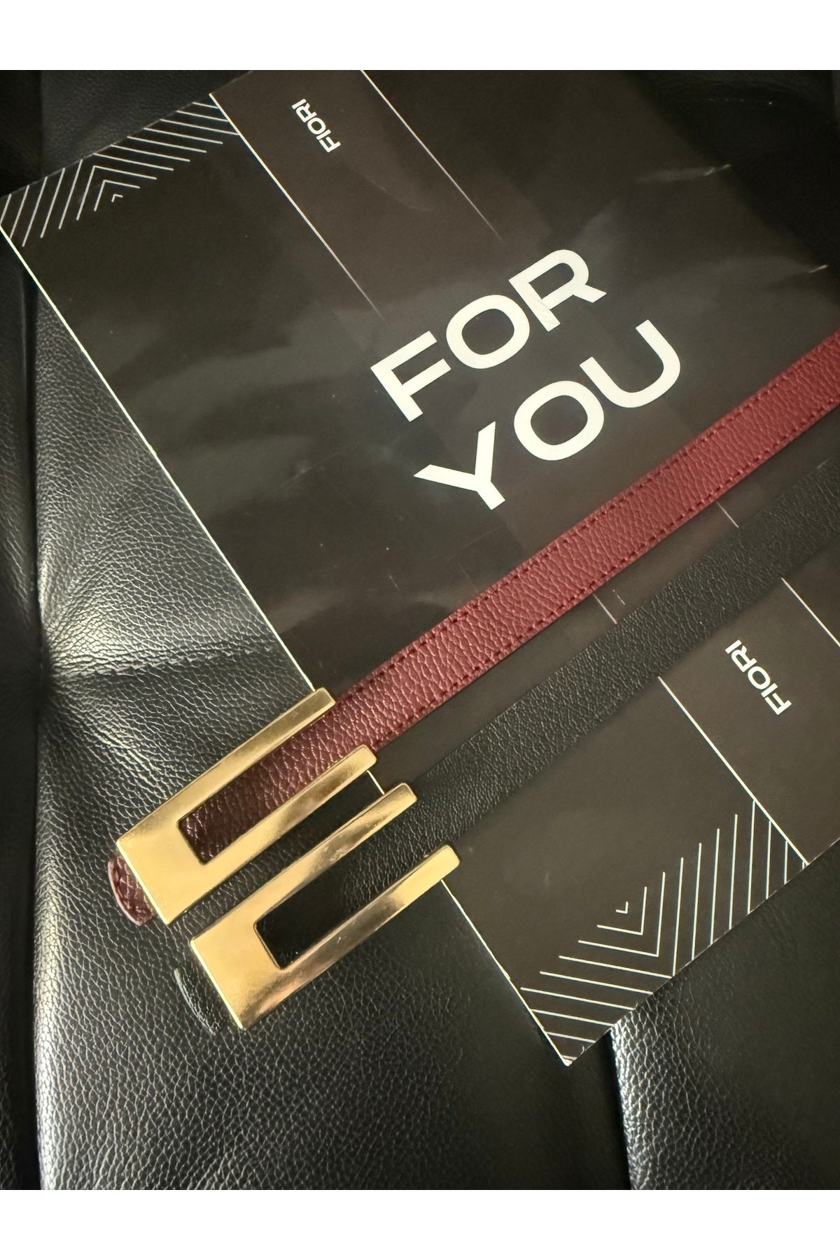 Tasarım Gold Tokalı Ince Kadın Kemeri, Ceket Kemeri, Gömlek Kemeri, Elbise Kemeri