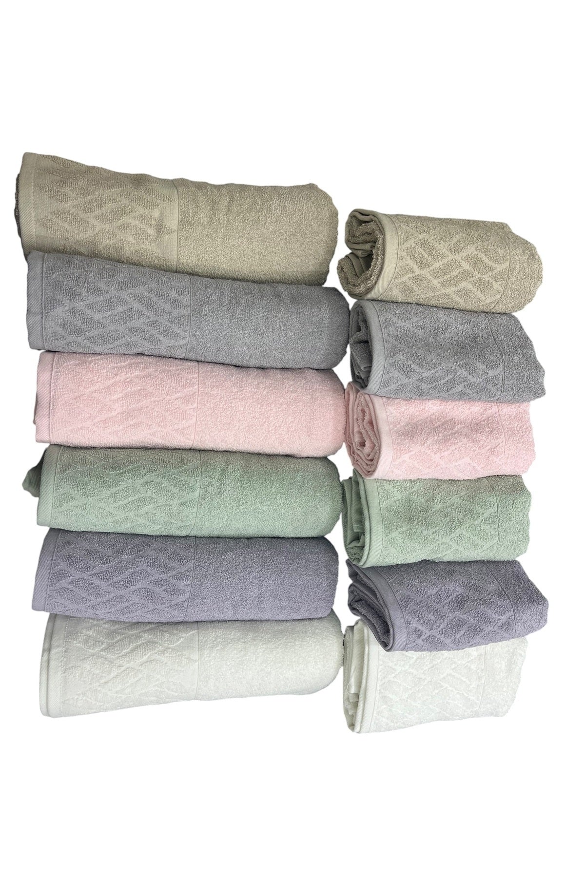 Bath and hand towel set