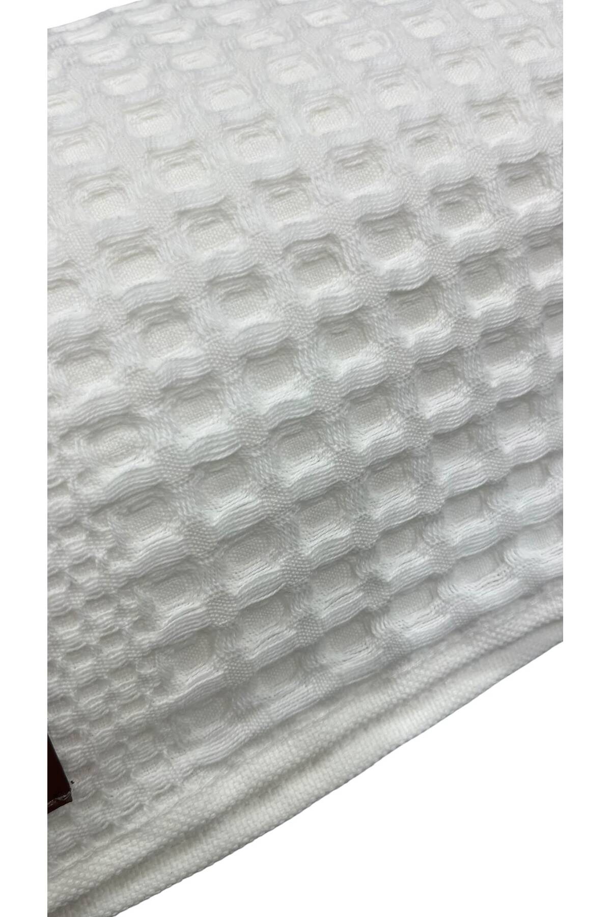 waffle sauna towel 90*150 cm white