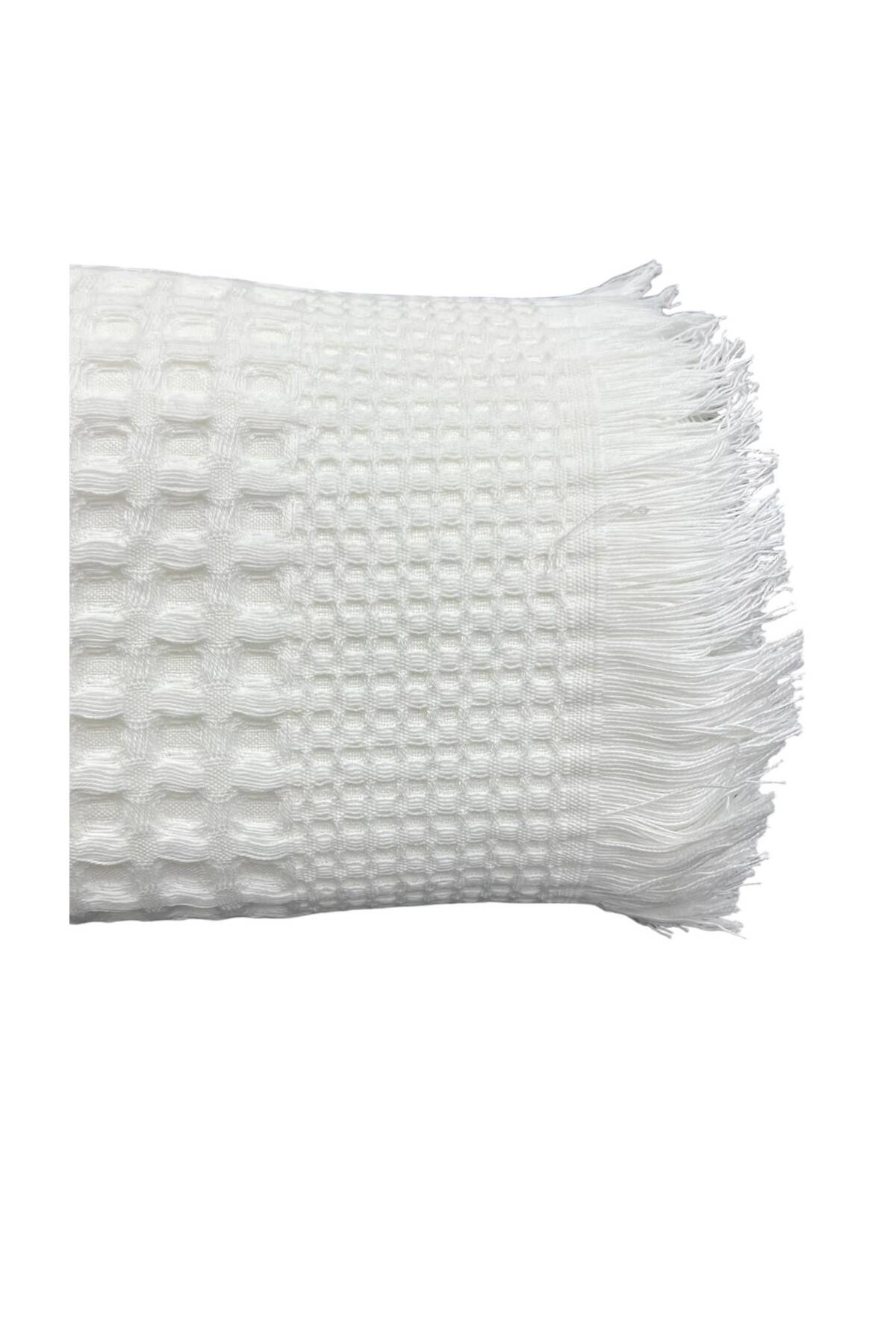 waffle sauna towel 90*150 cm white