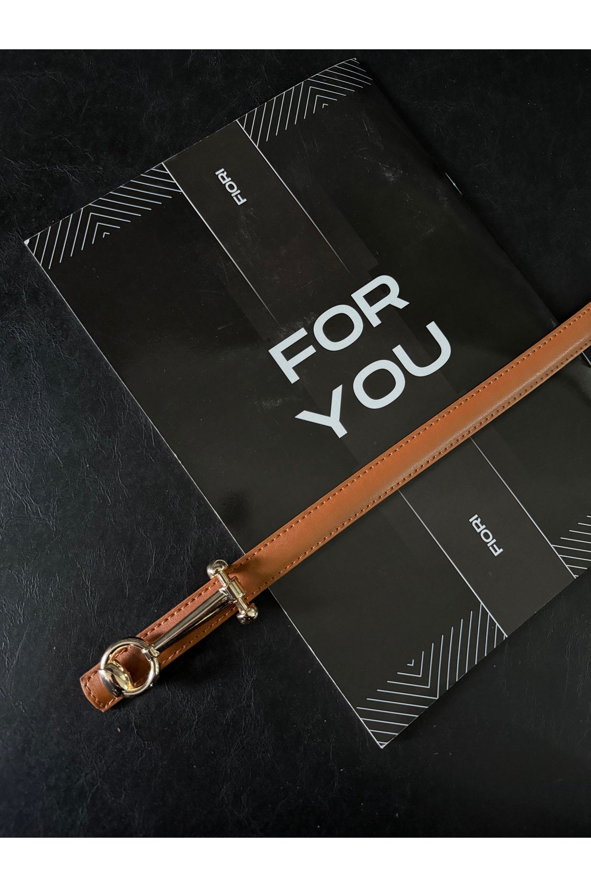 Hakiki Bombeli Deri Tasarım Uzun Tokalı Ince Kadın Kemeri, Ceket Kemeri, Gömlek Kemeri