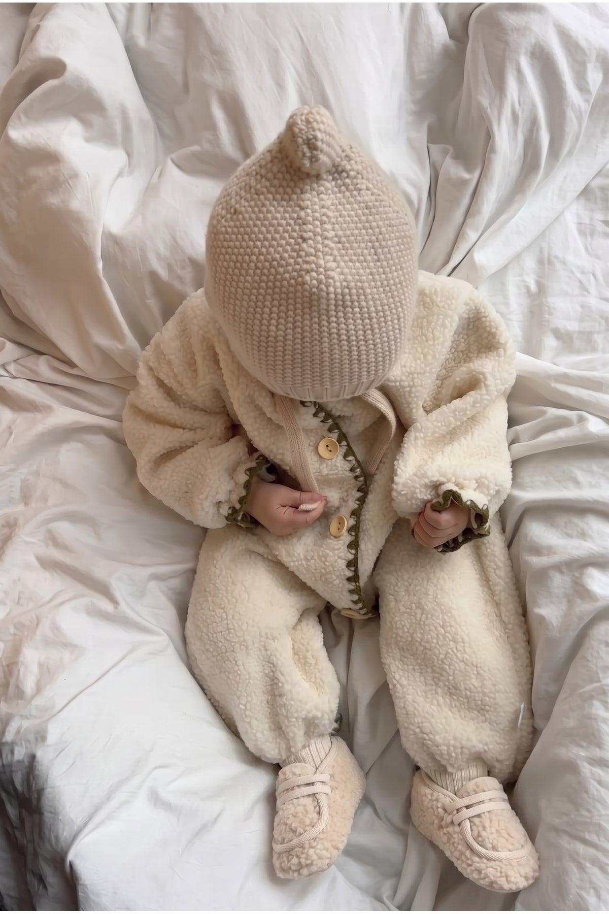 Patik,Yumuşak Taban Bebek Panduf,Bebek Ayakkabısı Ekru