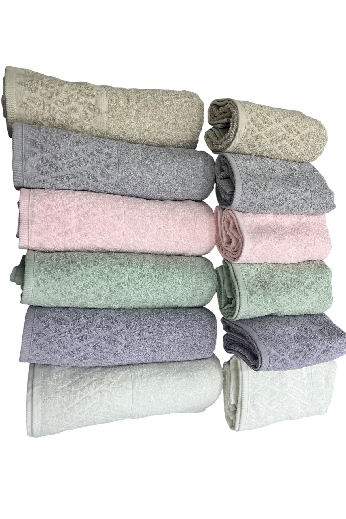 Bath and hand towel set