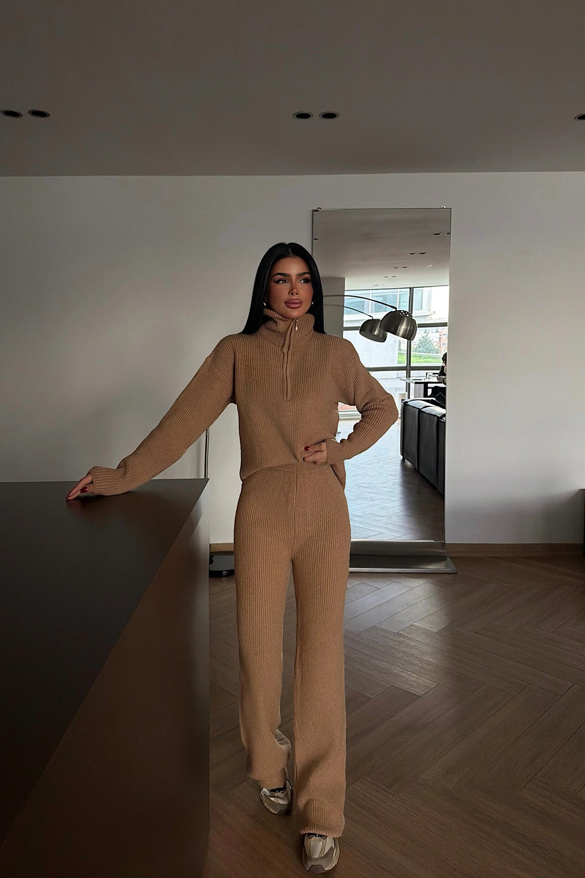 Kahverengi Nalani Triko Takım