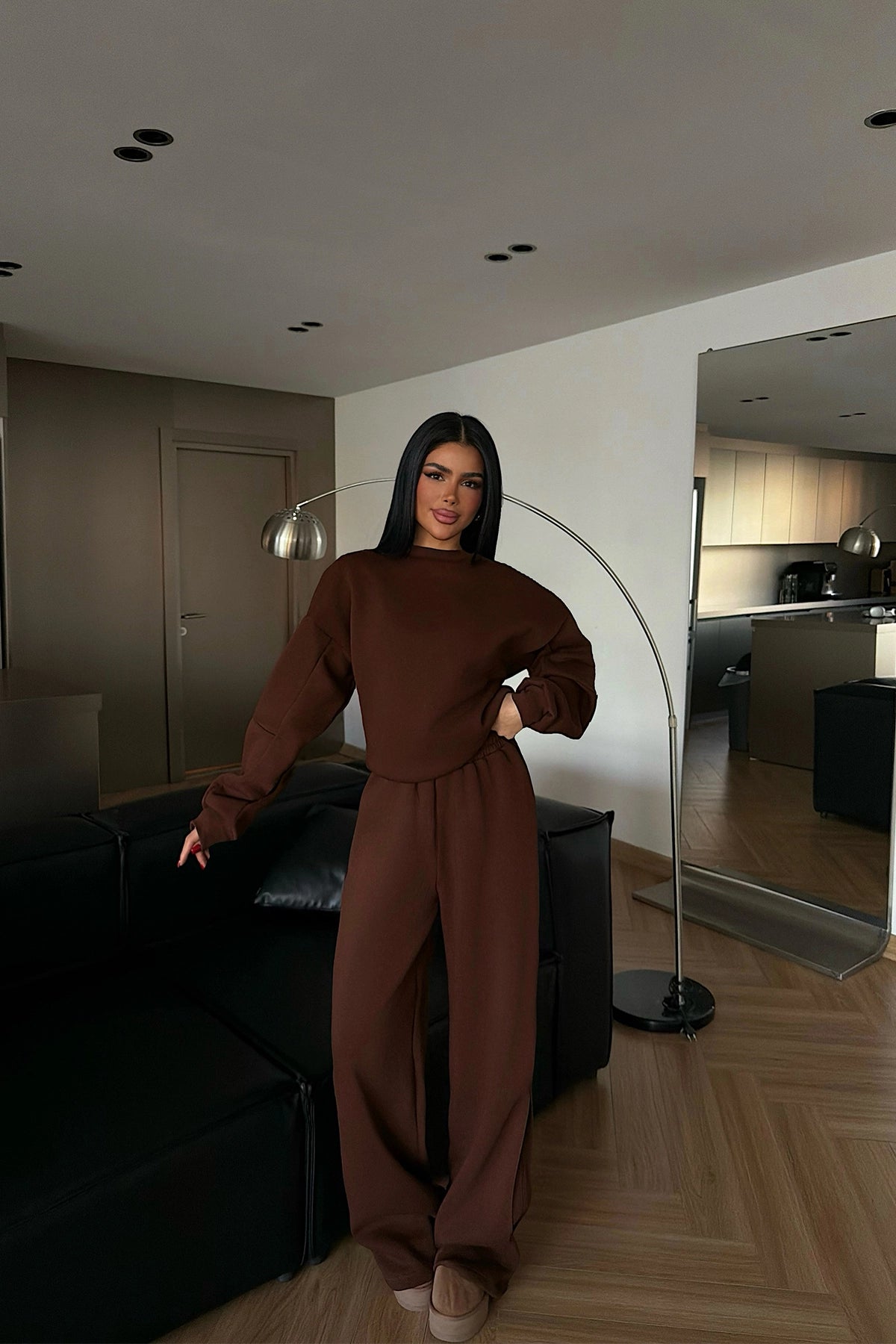 Kahverengi Eşofman Takım