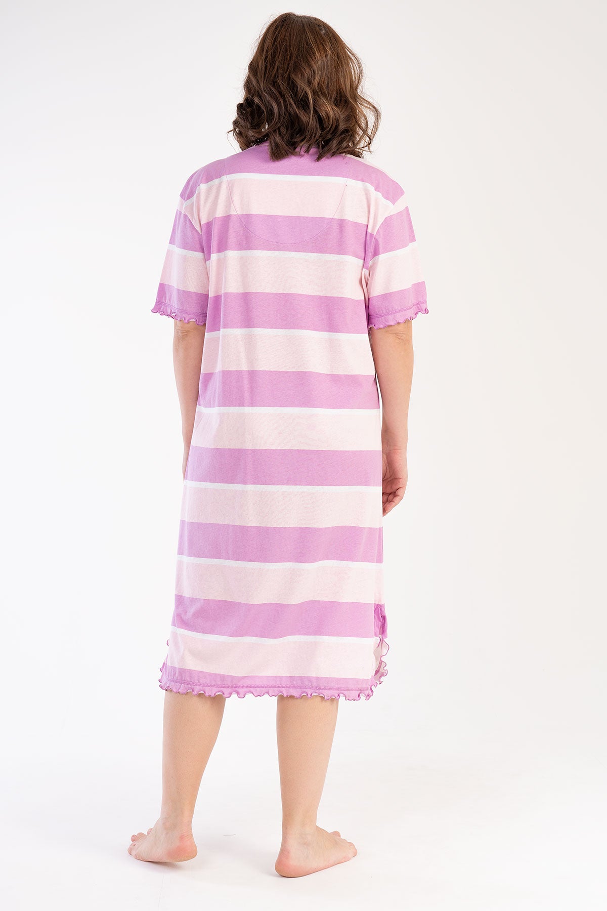 KADIN P.SUPREM XXL V YAKA KISA KOL BIBILALI BABANNE GECELIK