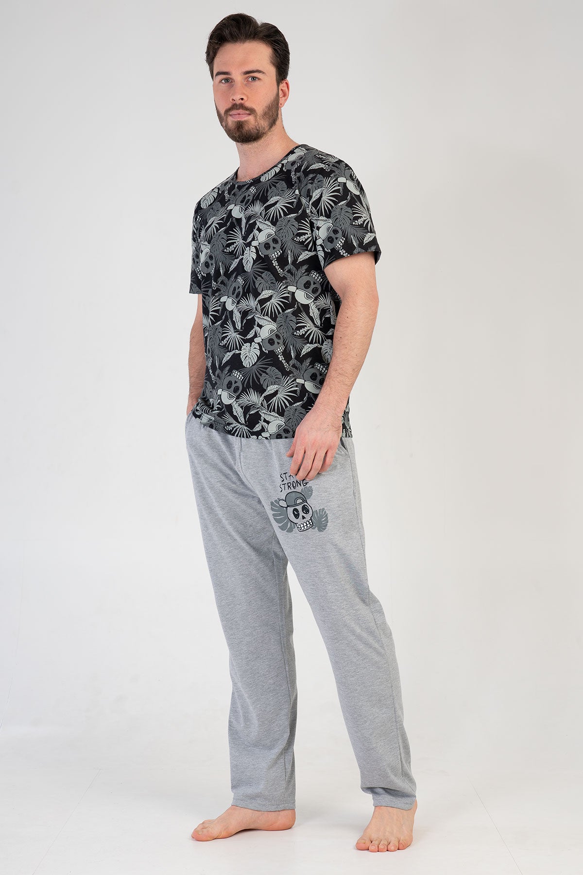 Man Stay Strong Pyjama Set