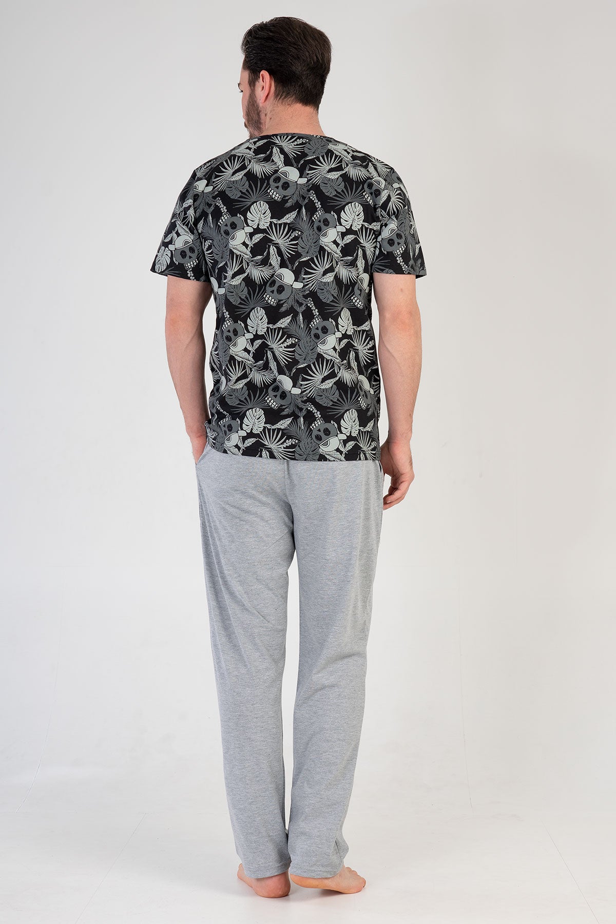 CEPLI ERKEK P.SUPREM O YAKA KISA KOL PIJAMA TAKIM