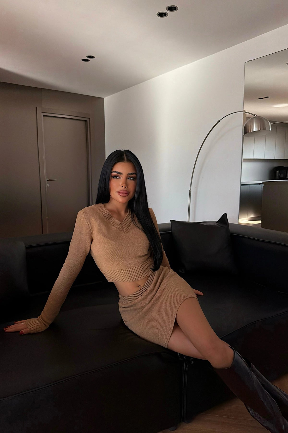 Camel Triko Etekli Takım XS-S