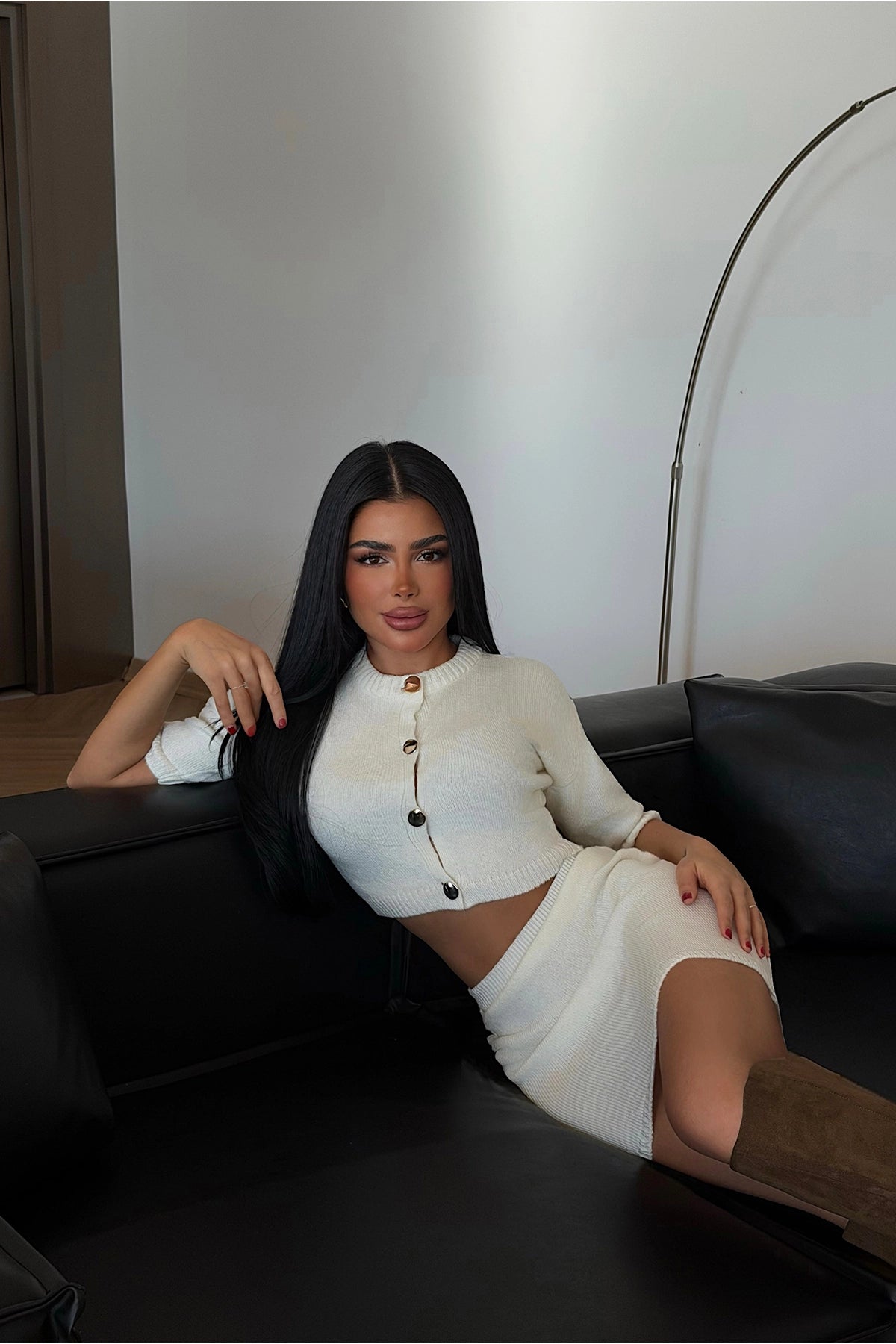 Beyaz Alondra Triko Takım XS-S