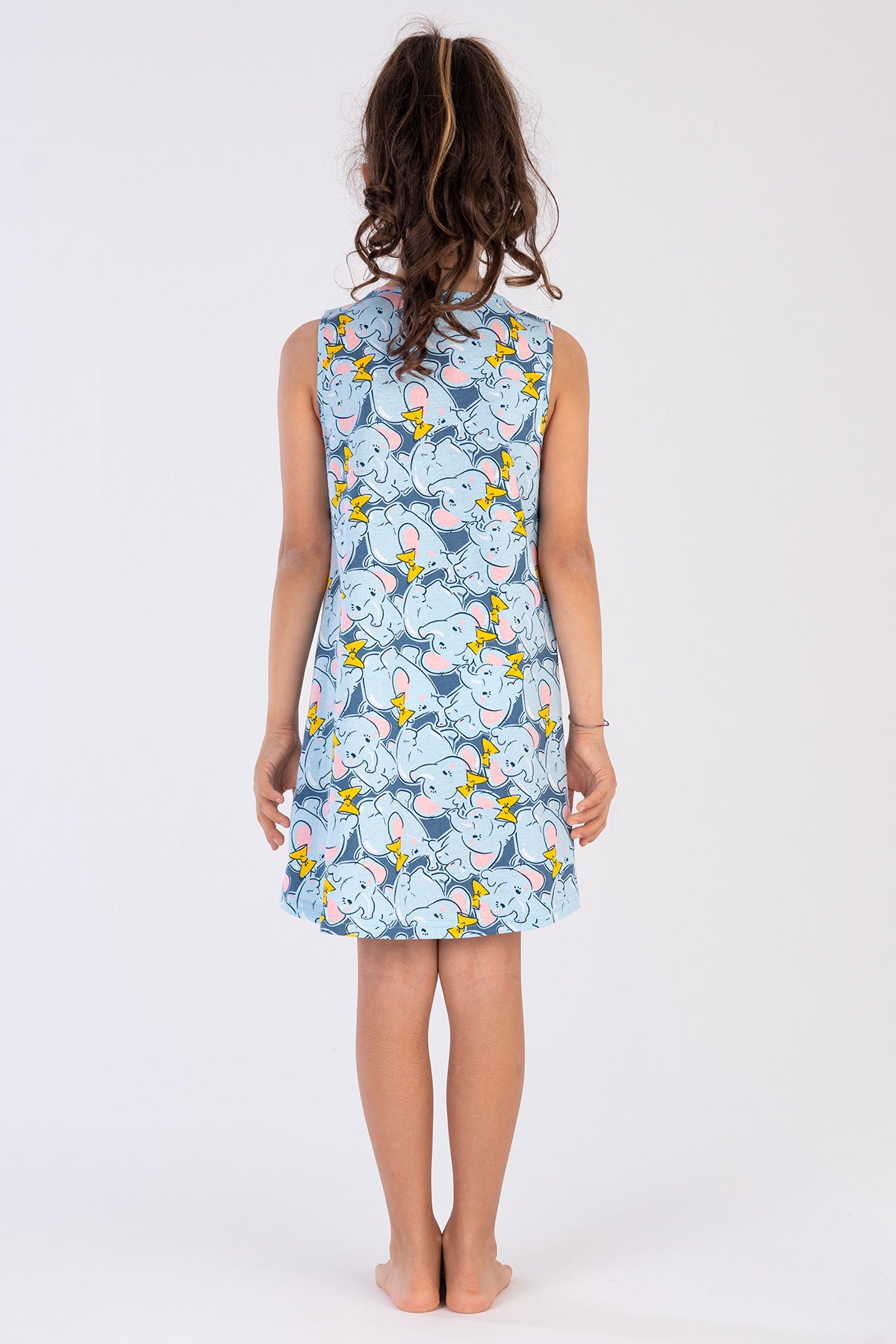 KIZ COCUK P.SUPREM KALIN ASKILI ETEGI OVAL TUNIK(3-4/9-10)