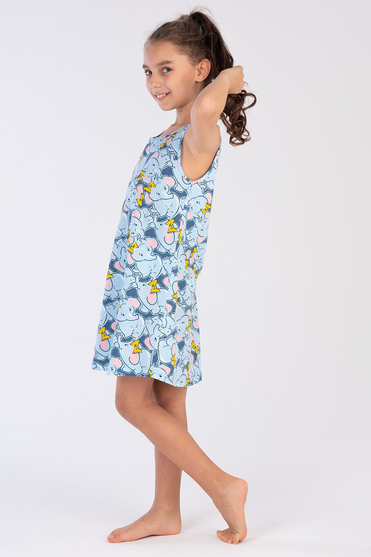 KIZ COCUK P.SUPREM KALIN ASKILI ETEGI OVAL TUNIK(11-12/15-16)