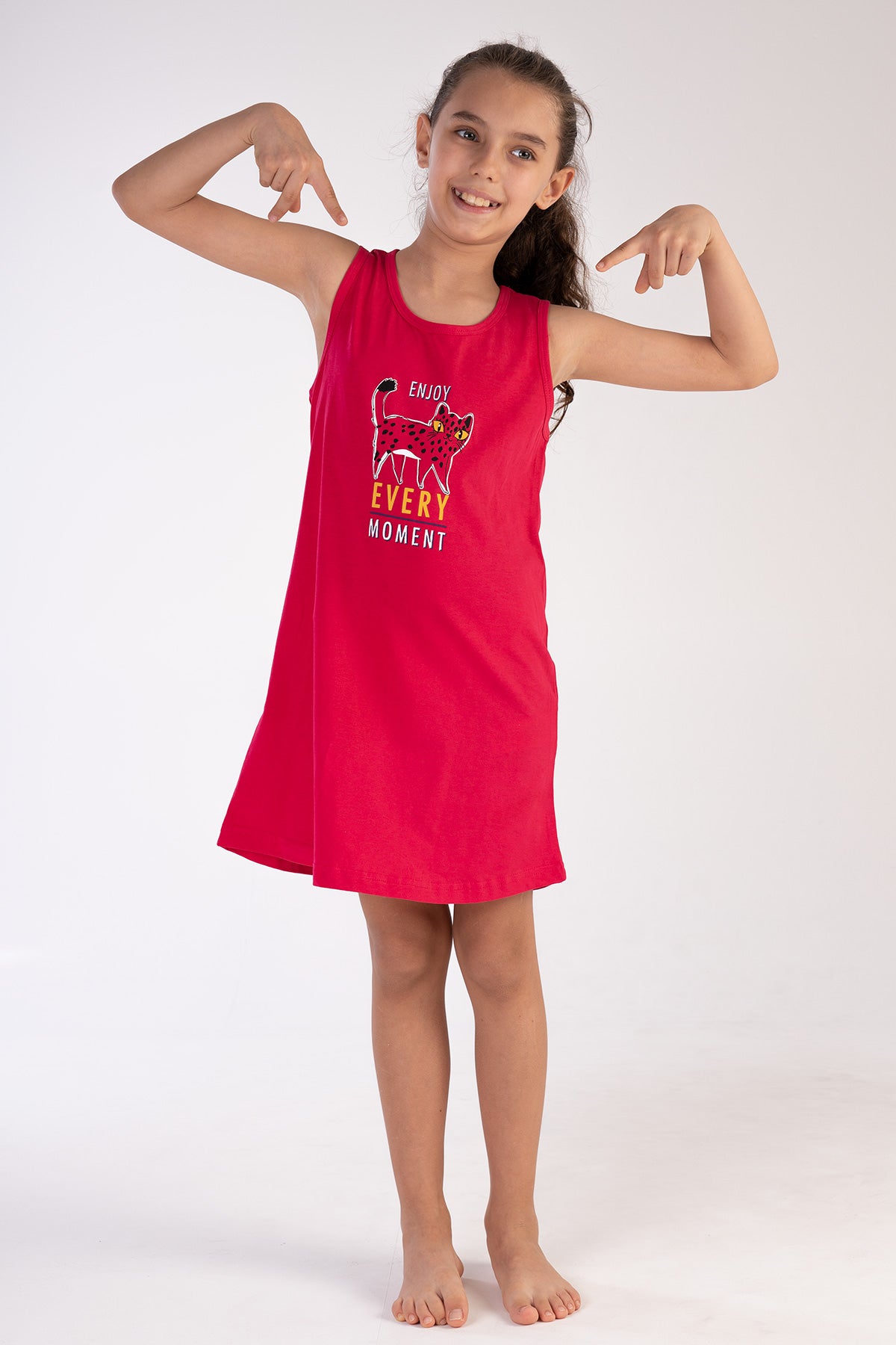 KIZ COCUK P.SUPREM KALIN ASKILI ETEGI OVAL TUNIK(11-12/15-16) - 18-1760TCX