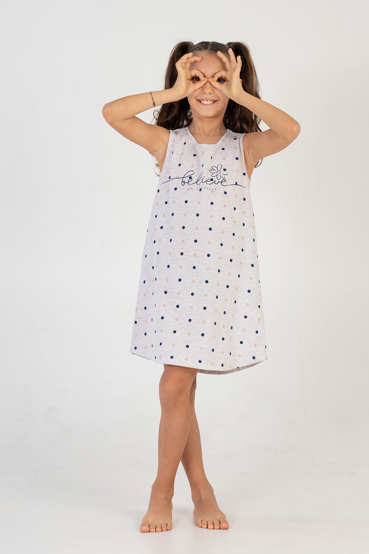 KIZ COCUK P.SUPREM KALIN ASKILI ETEGI OVAL TUNIK(3-4/9-10)