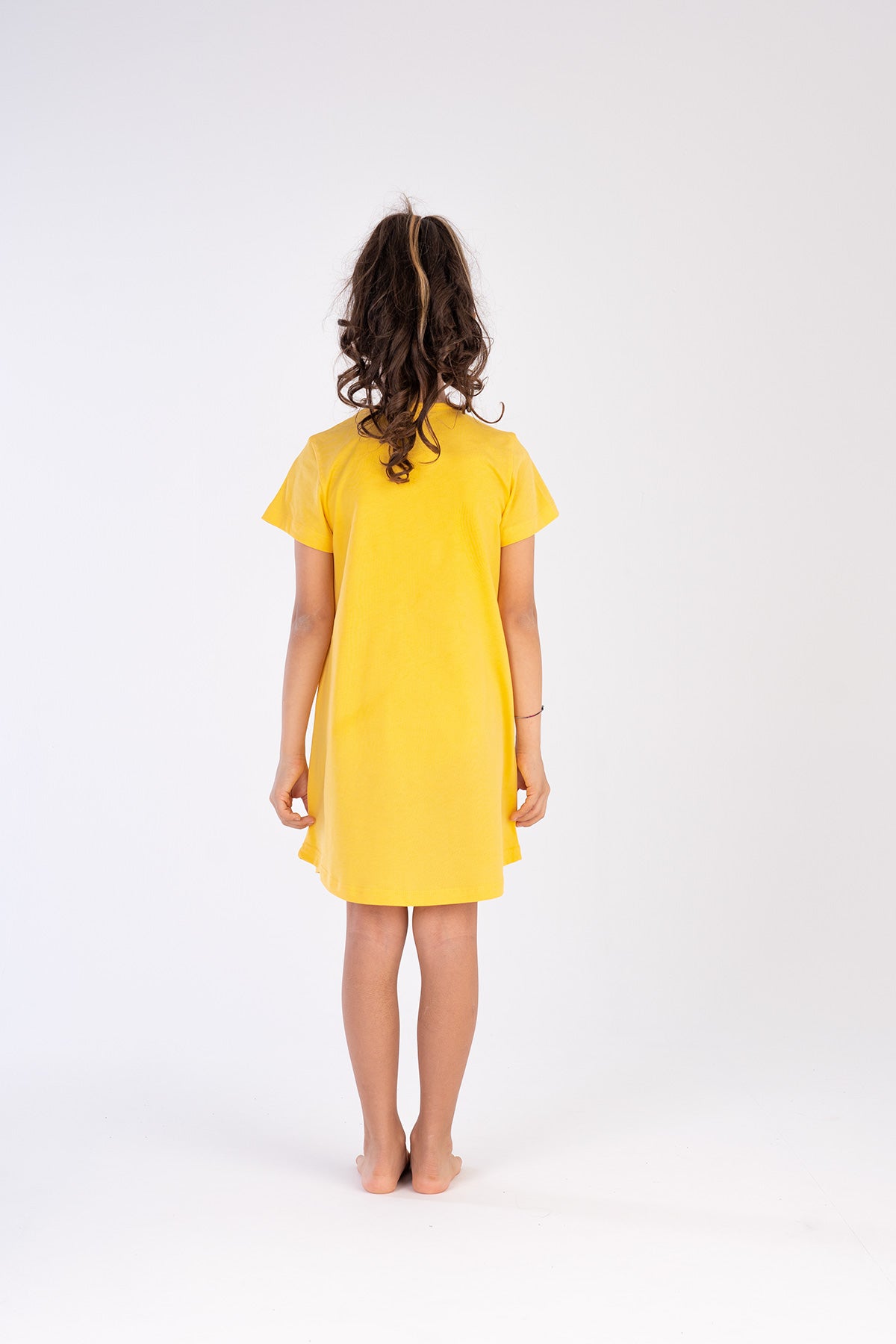 KIZ COCUK P.SUPREM O YAKA KISA KOL ETEGI OVAL TUNIK(9-10/15-16)