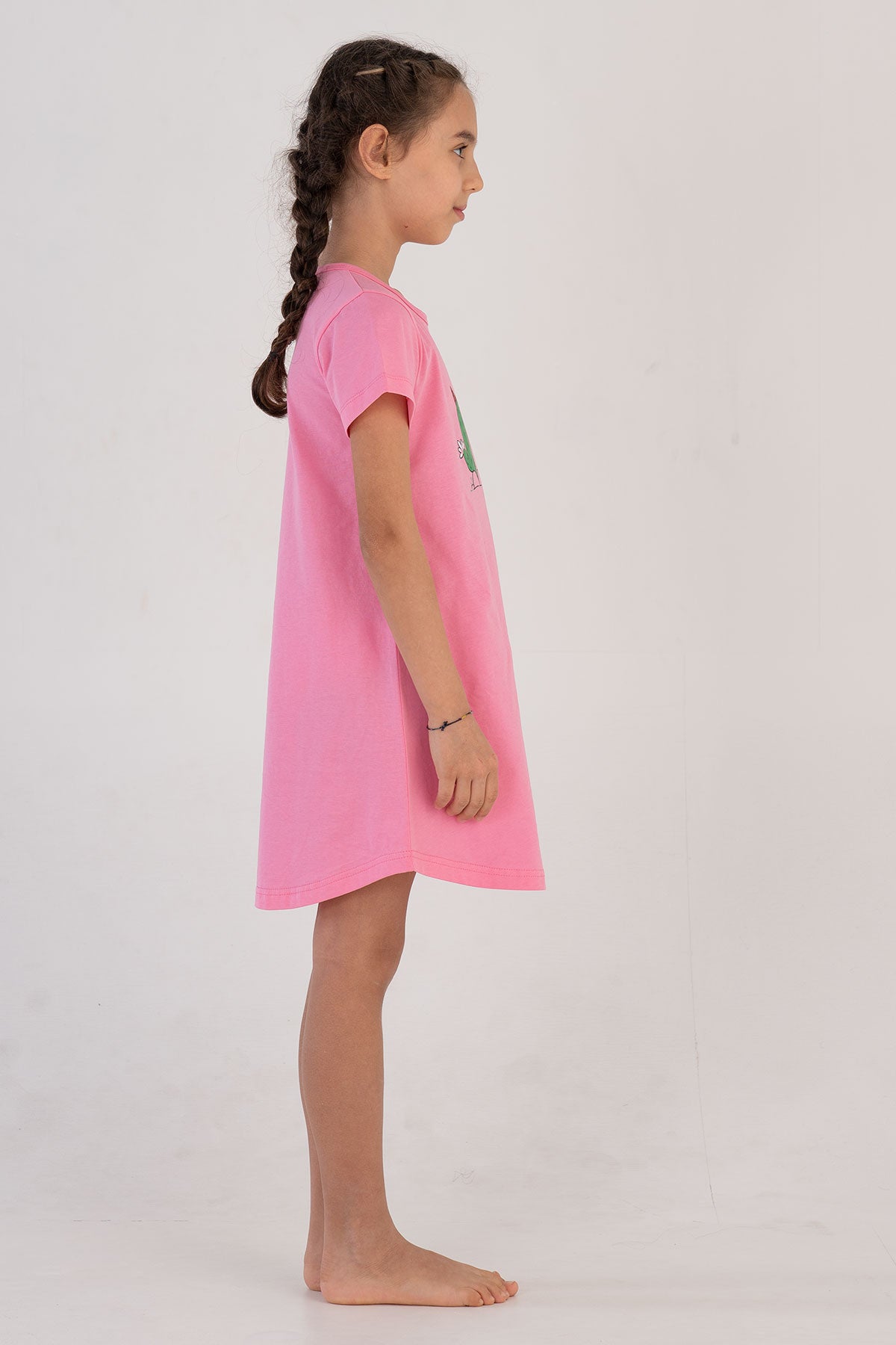 KIZ COCUK P.SUPREM O YAKA KISA KOL ETEGI OVAL TUNIK(9-10/15-16)