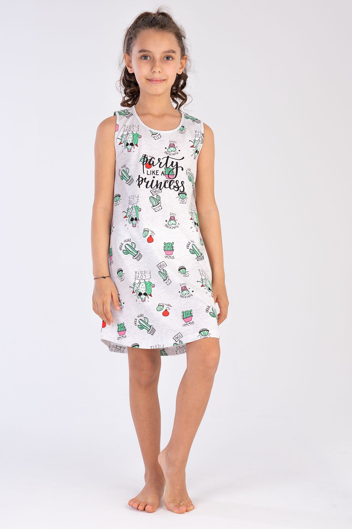 KIZ COCUK P.SUPREM KALIN ASKILI ETEGI OVAL TUNIK(3/4-9/10) - BG1410 KARMELANJ