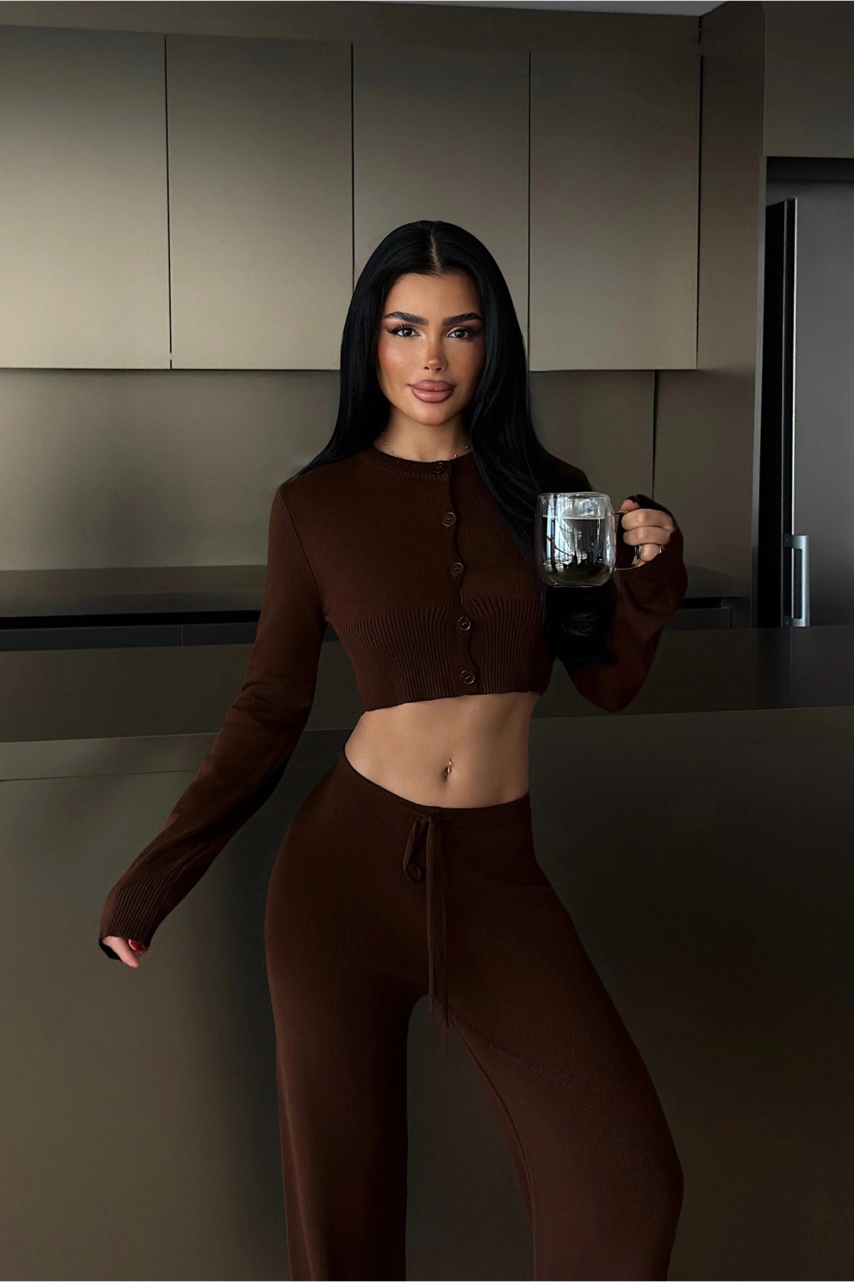 Acı Kahve Triko Takım