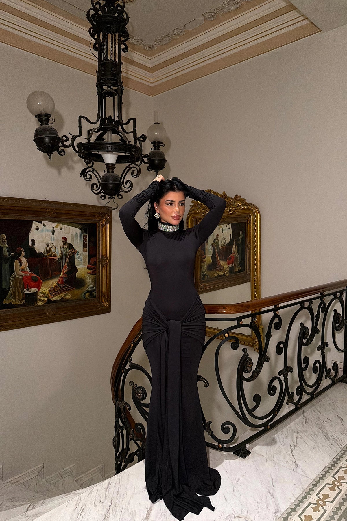 Black Long Evening Dress
