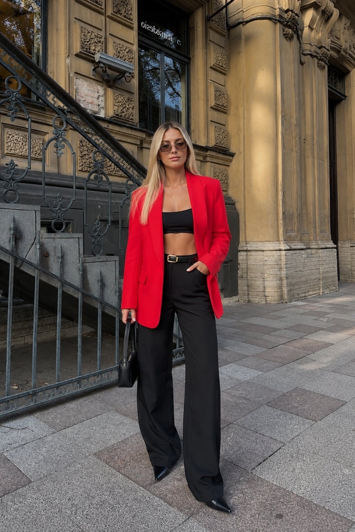 Şal Yaka Astarlı Blazer Ceket - Siyah