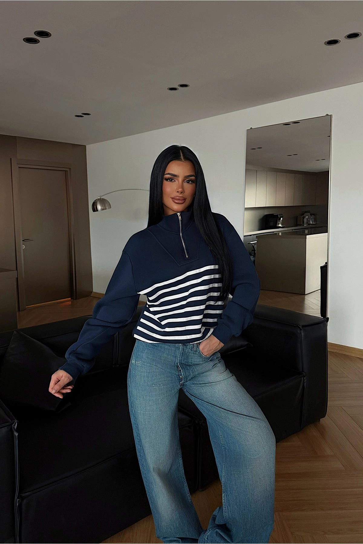 Lacivert New York Sweatshirt