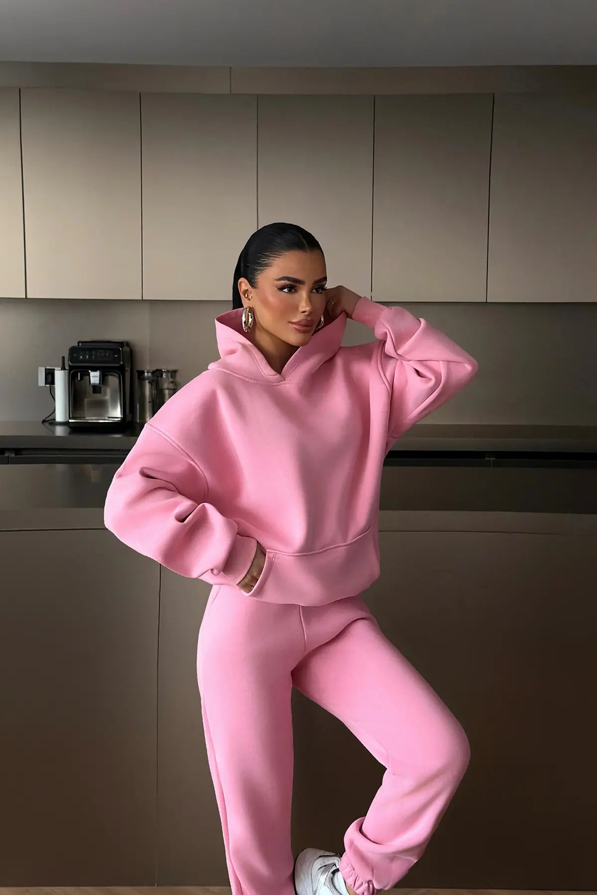 Pembe Eşofman Takım