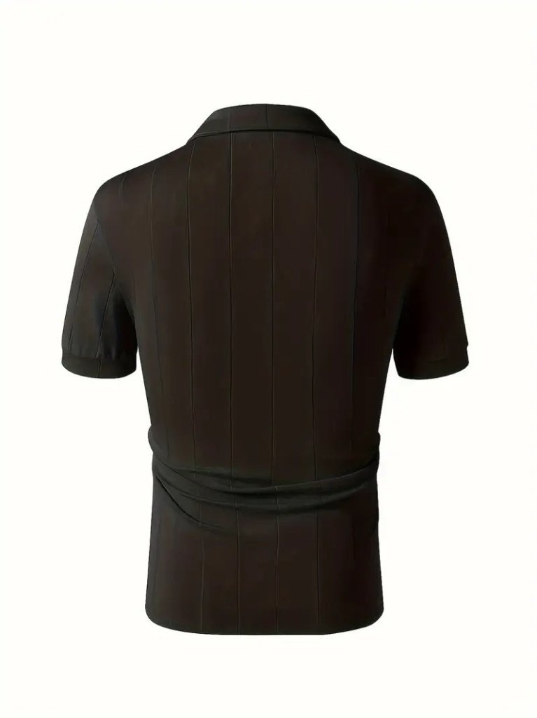 Erkek Kısa Kollu Polo Yakalı Triko Bluz, 34335