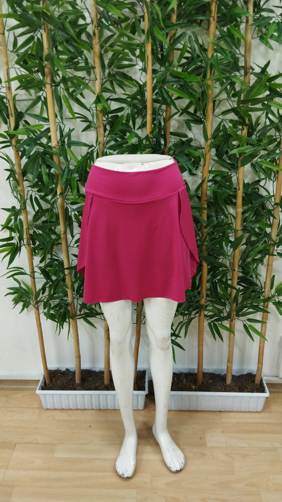 Kadın Yüksek Bel Cepli Sandy Short Etek, 23954