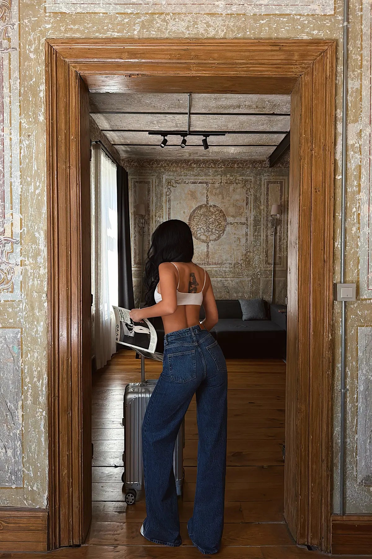 Lacivert Erosa Jean