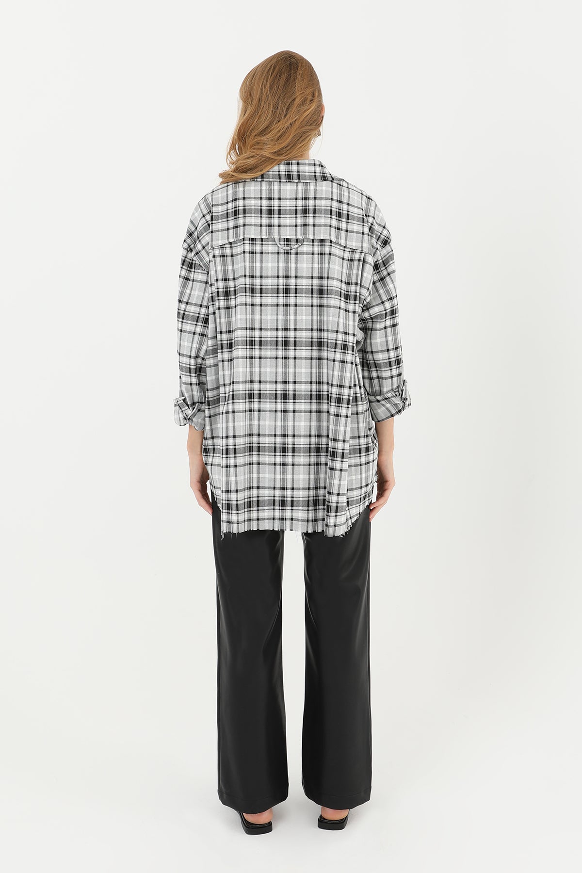 Women's Plaid Shirt - 32083GML