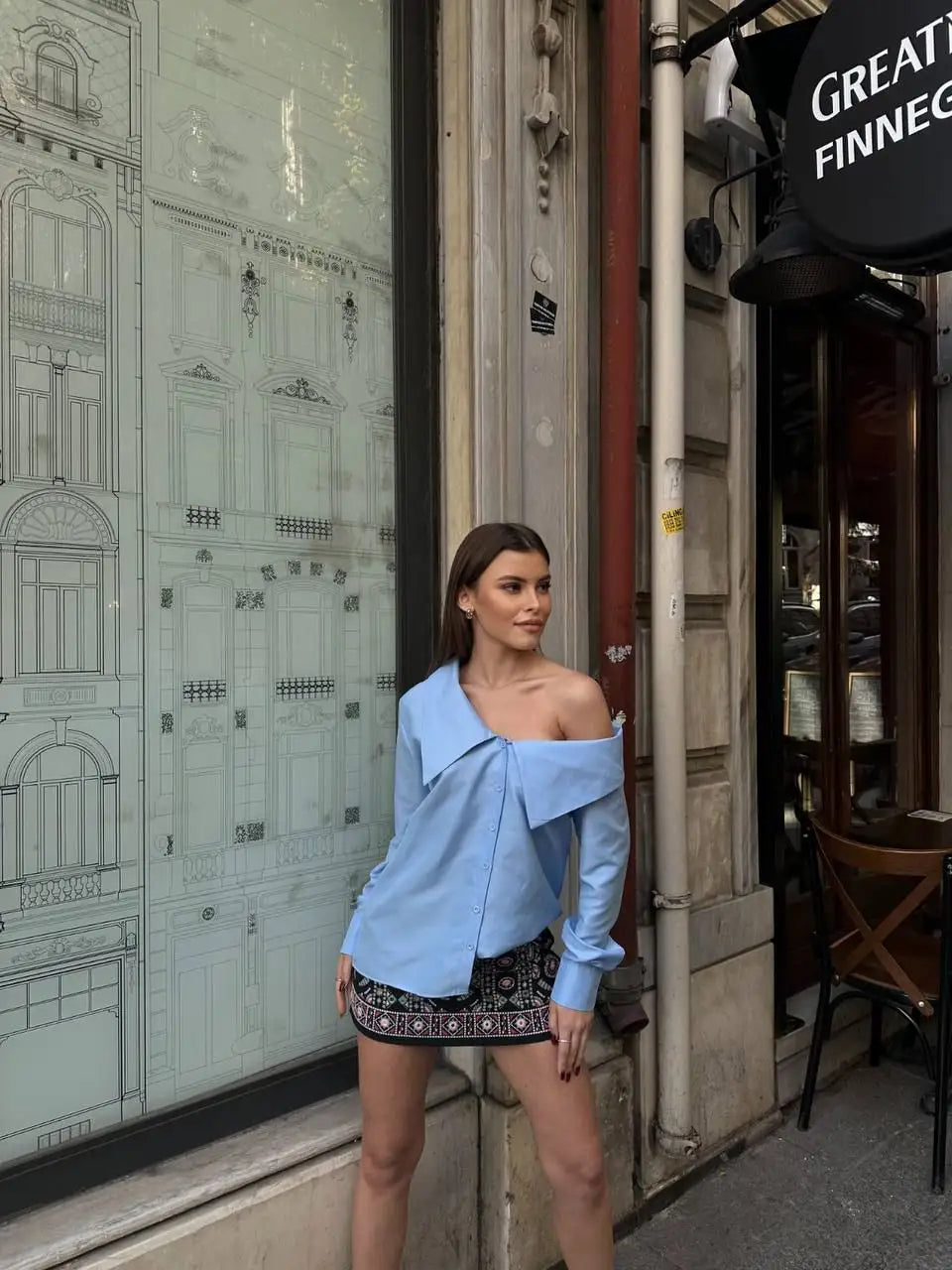 Yaka Detay Gömlek 2502