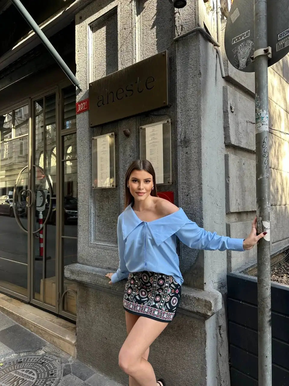 Yaka Detay Gömlek 2502