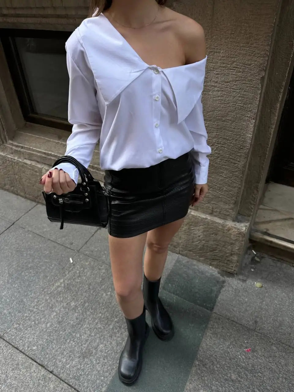 Yaka Detay Gömlek 2502