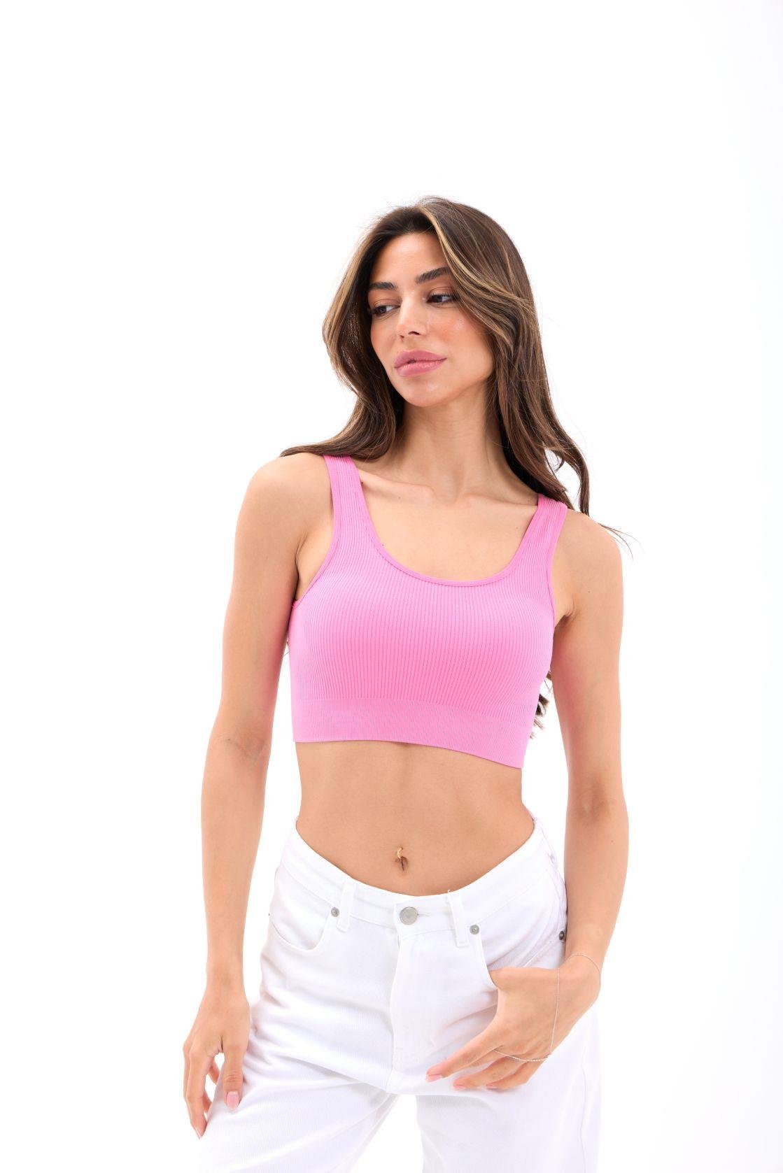 2503 BÜSTİYER-PEMBE PEMBE M-L
