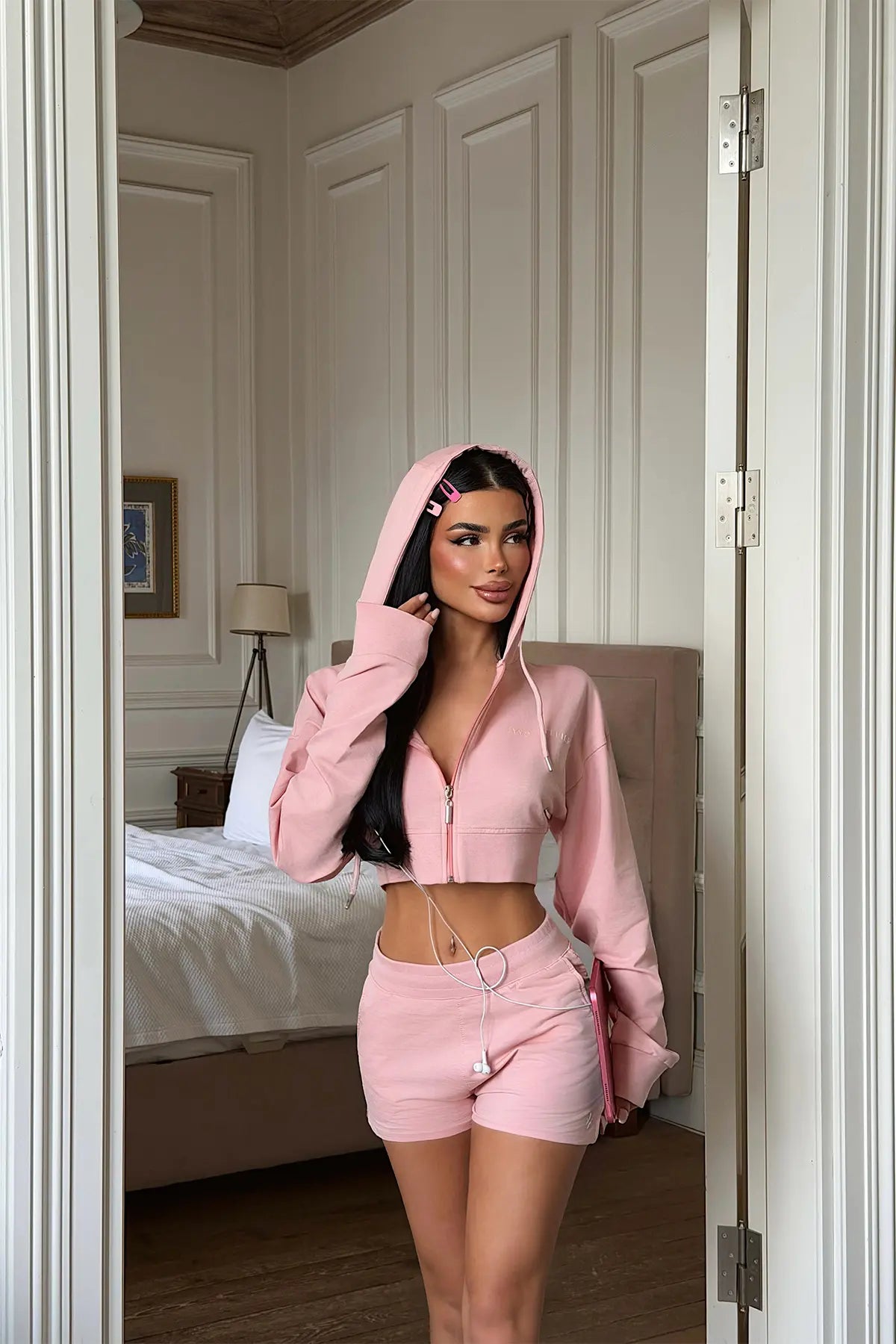 Pudra Şortlu Takım