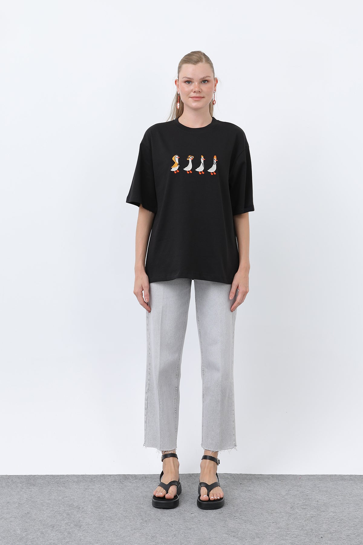 Women's Duck Patterned T-Shirt
